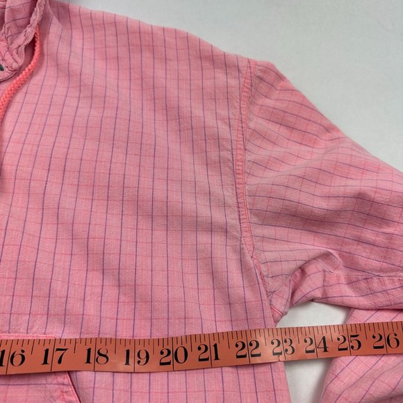 Vintage 80s 90s PCH Pacific Coast‎ Highway Pullover Hoodie Pink Striped L - Picture 11 of 12